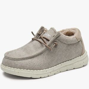 Bruno Marc Fuzzy Loafers Slip On Shoe Kids’ Size 13